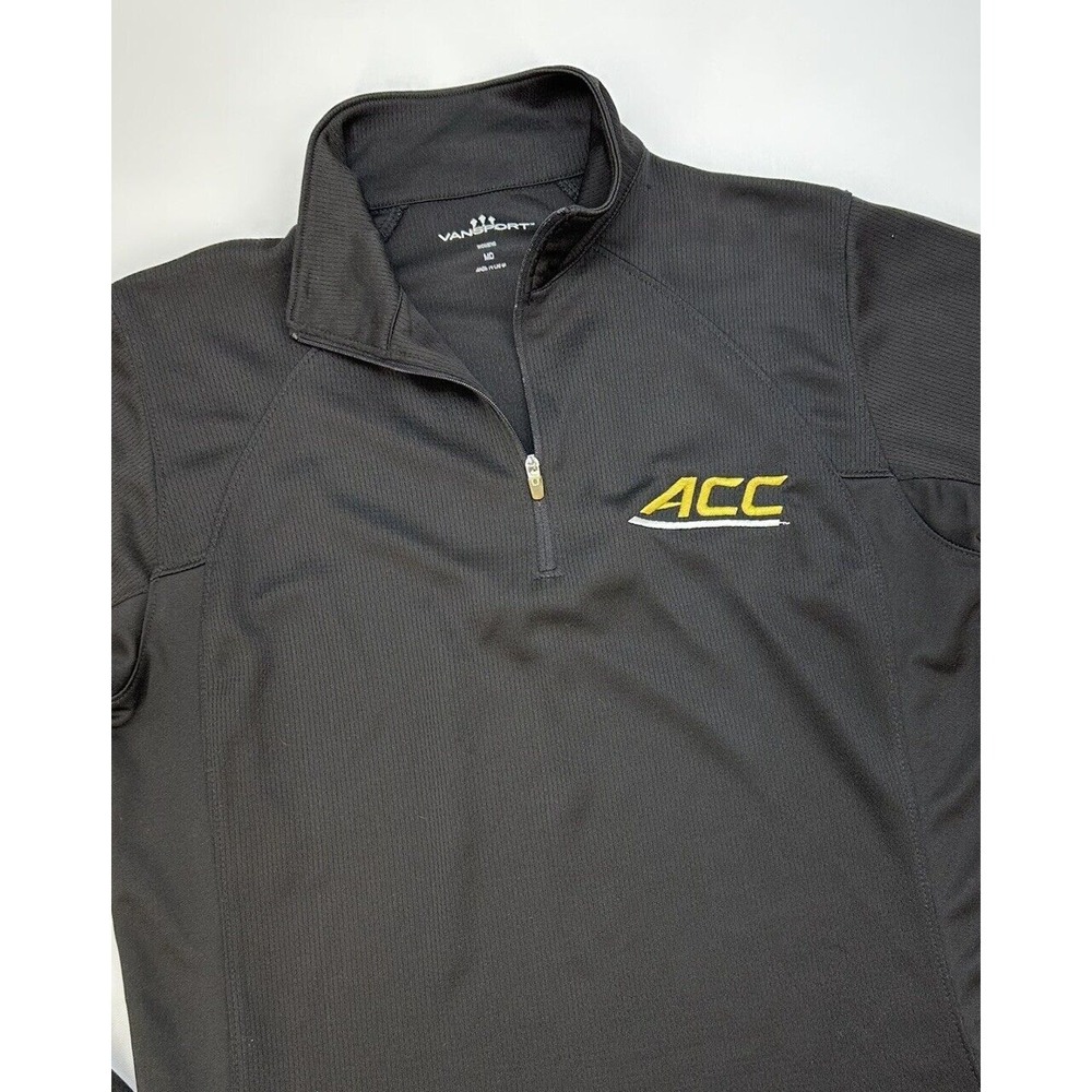 ACC Conference Vansport 1/4 Zip Long Sleeve Women's Medium Golf sport pocket
